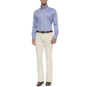 Peter Millar Soft Touch Twill 5-pocket Classic Chino Pants Men's 40x34, 42x34
